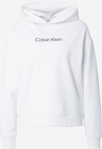 Calvin Klein Sweatshirt 'HERO' in Weiß: predná strana