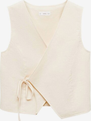 MANGO TEEN Vest 'Luci' in Beige: front