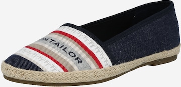 TOM TAILOR Espadrilles in Blauw: voorkant