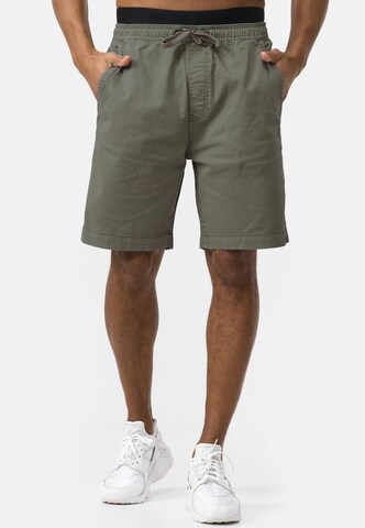INDICODE JEANS Regular Broek 'Kelowna' in Groen: voorkant