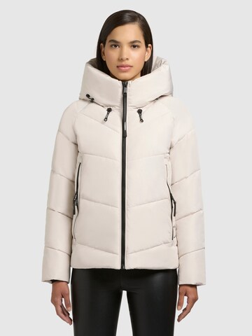 khujo Winterjacke 'ALESS' in Pink: Vorderseite