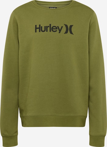 Hurley Sportsweatshirt in Groen: voorkant