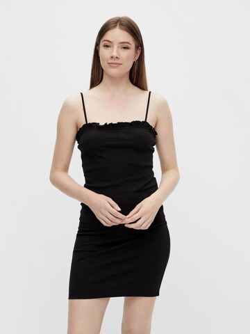 PIECES Φόρεμα 'Tegan' σε μαύρο: μπροστά