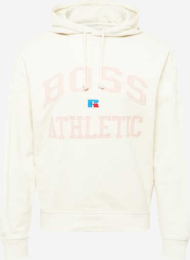 BOSS Casual Sweatshirt 'Safa' in beige / royalblau / hellpink / rot, Produktansicht