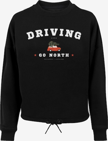 F4NT4STIC Sweatshirt in Black: front