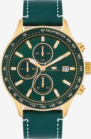 Rhodenwald & Söhne Analog Watch in Green: front