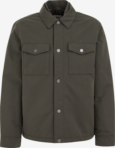 WE Fashion Välikausitakki värissä tummanvihreä, Tuotenäkymä