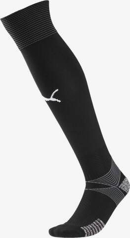 PUMA Soccer Socks 'TeamFinal' in Black: front