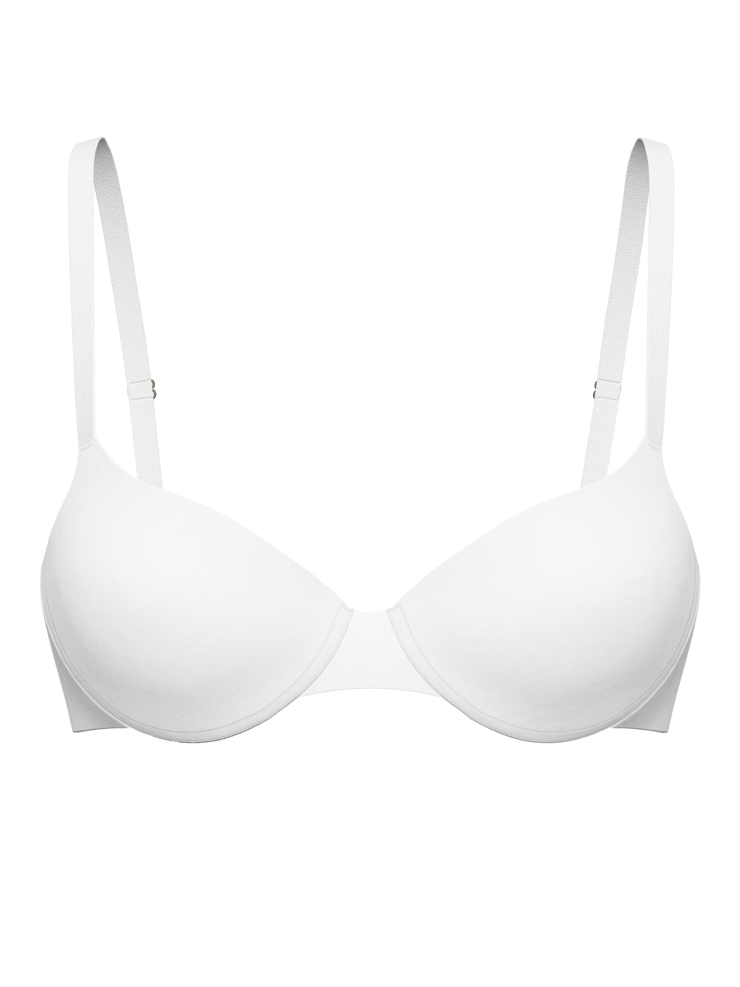 T-shirt Reggiseno 'Sleek Skin' di CALIDA in bianco: frontale