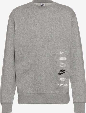 Nike Sportswear Sweatshirt 'Club Fleece' in Grau: predná strana