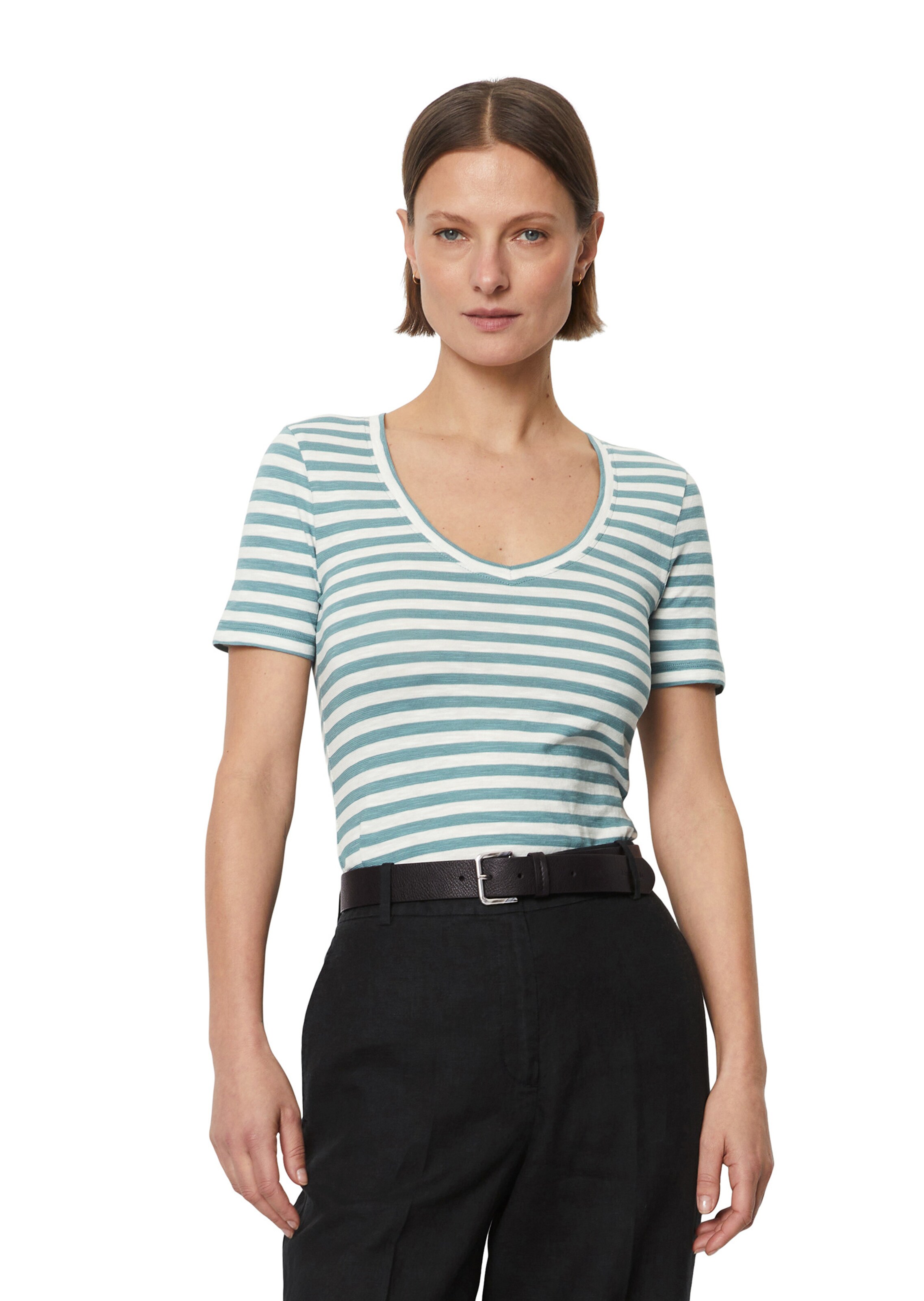 Marc O'Polo Shirt in Green: front