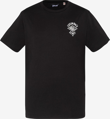 Schott NYC Shirt in Schwarz: Vorderseite