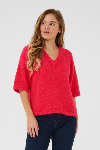 Kaffe Pullover 'Emilie' i pink: forside