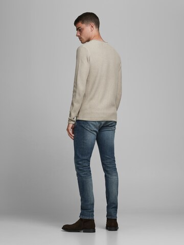 JACK & JONES Regular fit Sweater 'Carlos' in Beige