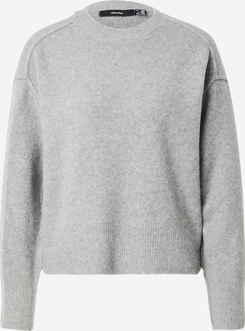 VERO MODA Sweter 'VMSERENA' w kolorze szary: przód
