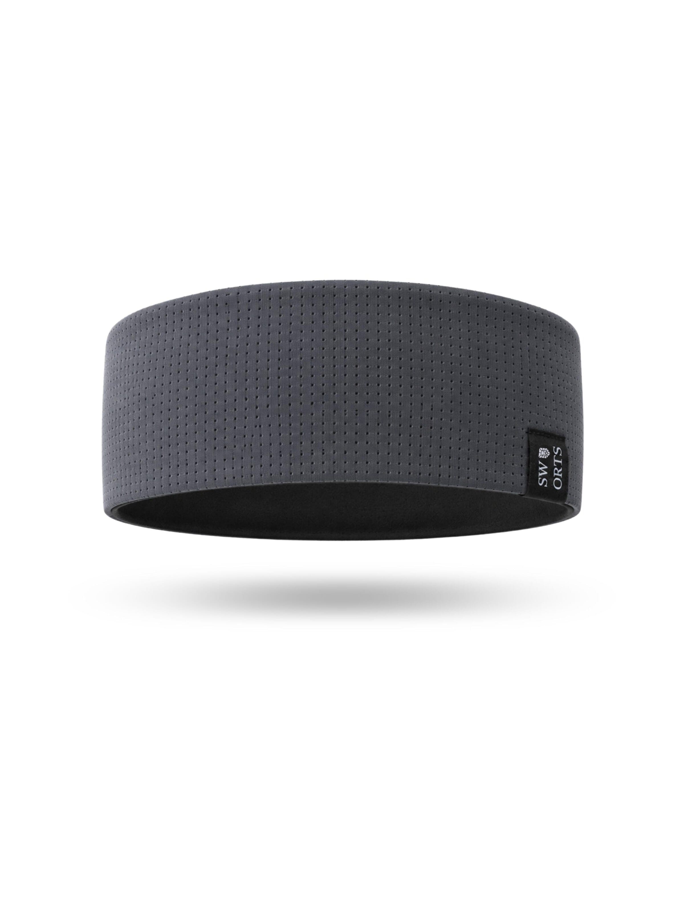 SWORTS Athletic Headband 'Enzo Run Headband' in Silver: front