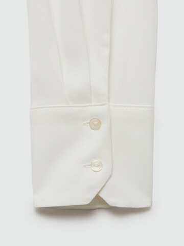 MANGO Bluse in Beige