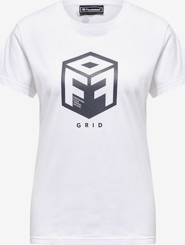 Hummel Performance Shirt 'Offgrid' in White: front