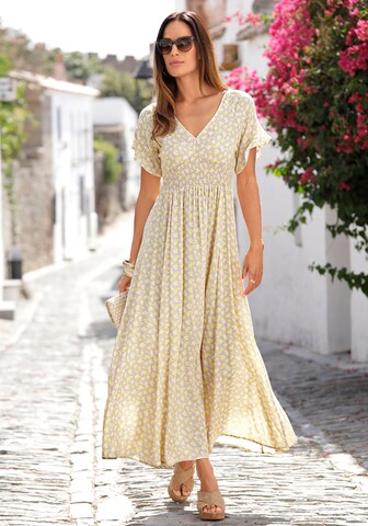 Robe LASCANA en beige : devant