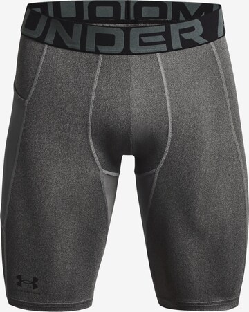 UNDER ARMOUR Skinny Sportunterhose in Grau: predná strana