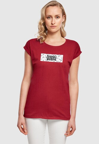 Merchcode T-Shirt in Rot: Vorderseite