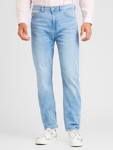 Springfield Regular Jeans 'RECONSIDER' in Blauw: voorkant