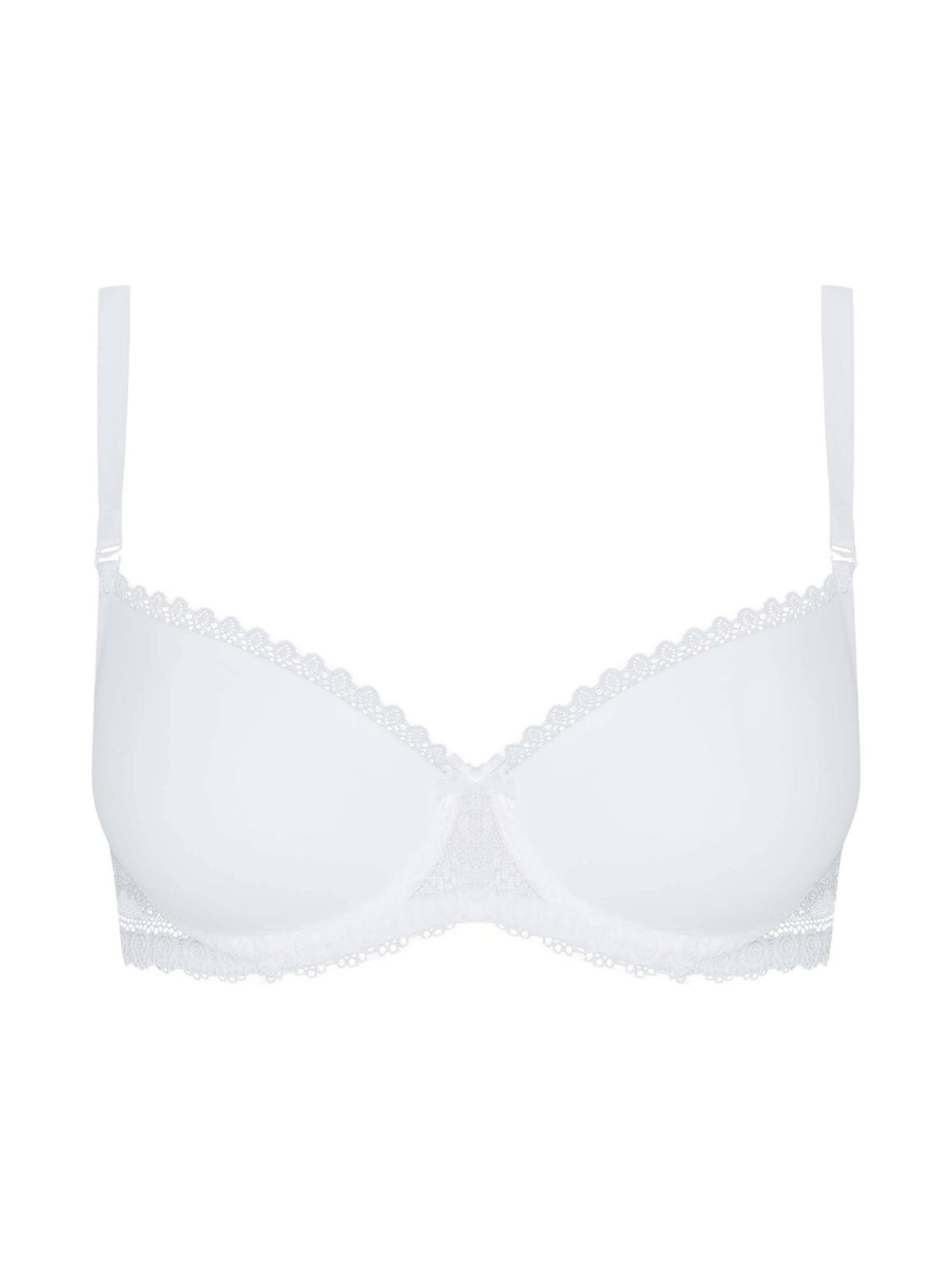 ESOTIQ - Push-up Sujetador en blanco: frente