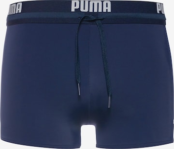 PUMA Swim Trunks in Blue: front