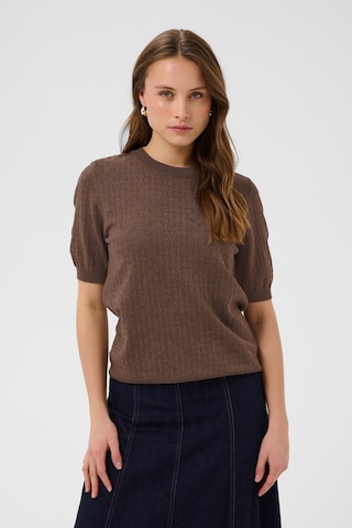 SAINT TROPEZ Sweter 'SZMila' w kolorze brązowy: przód
