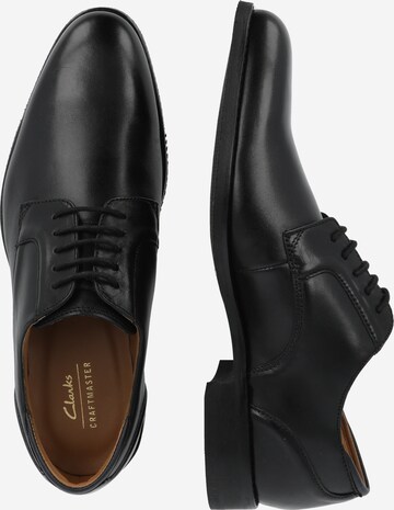 CLARKS Schnürschuh 'CraftArlo' in Schwarz