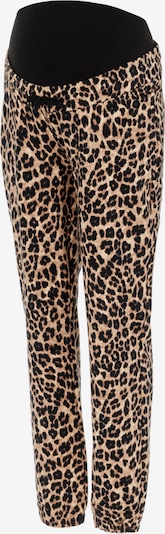 MAMALICIOUS Hose 'Leove' en beige / braun / schwarz, Vue avec produit