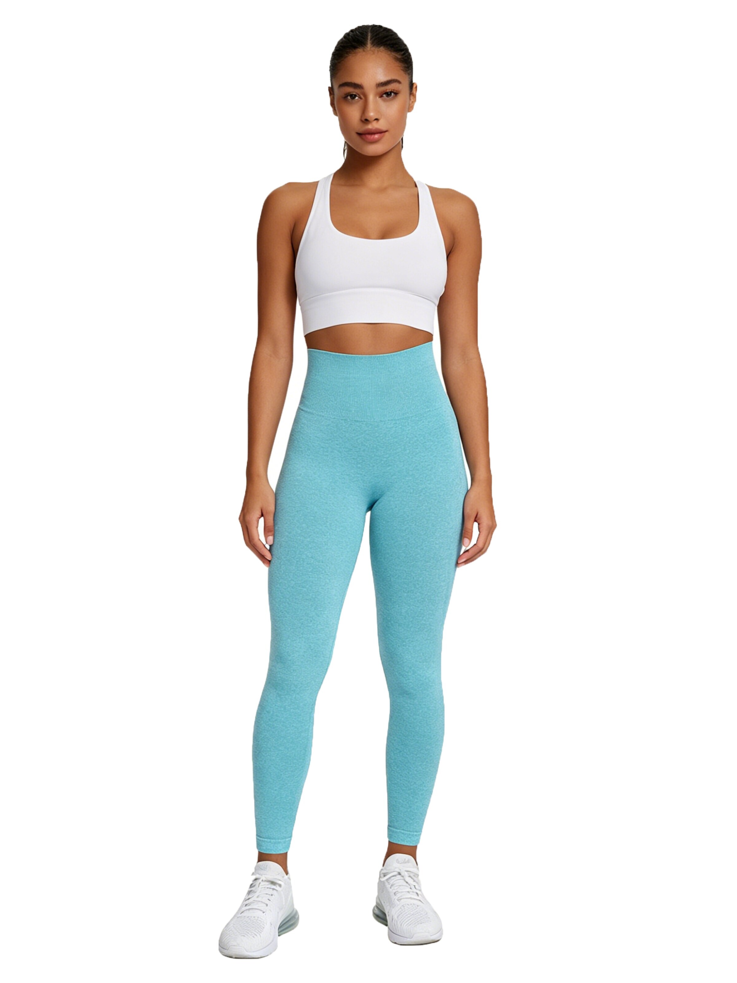 KoJooin Workout Pants in Blue: front