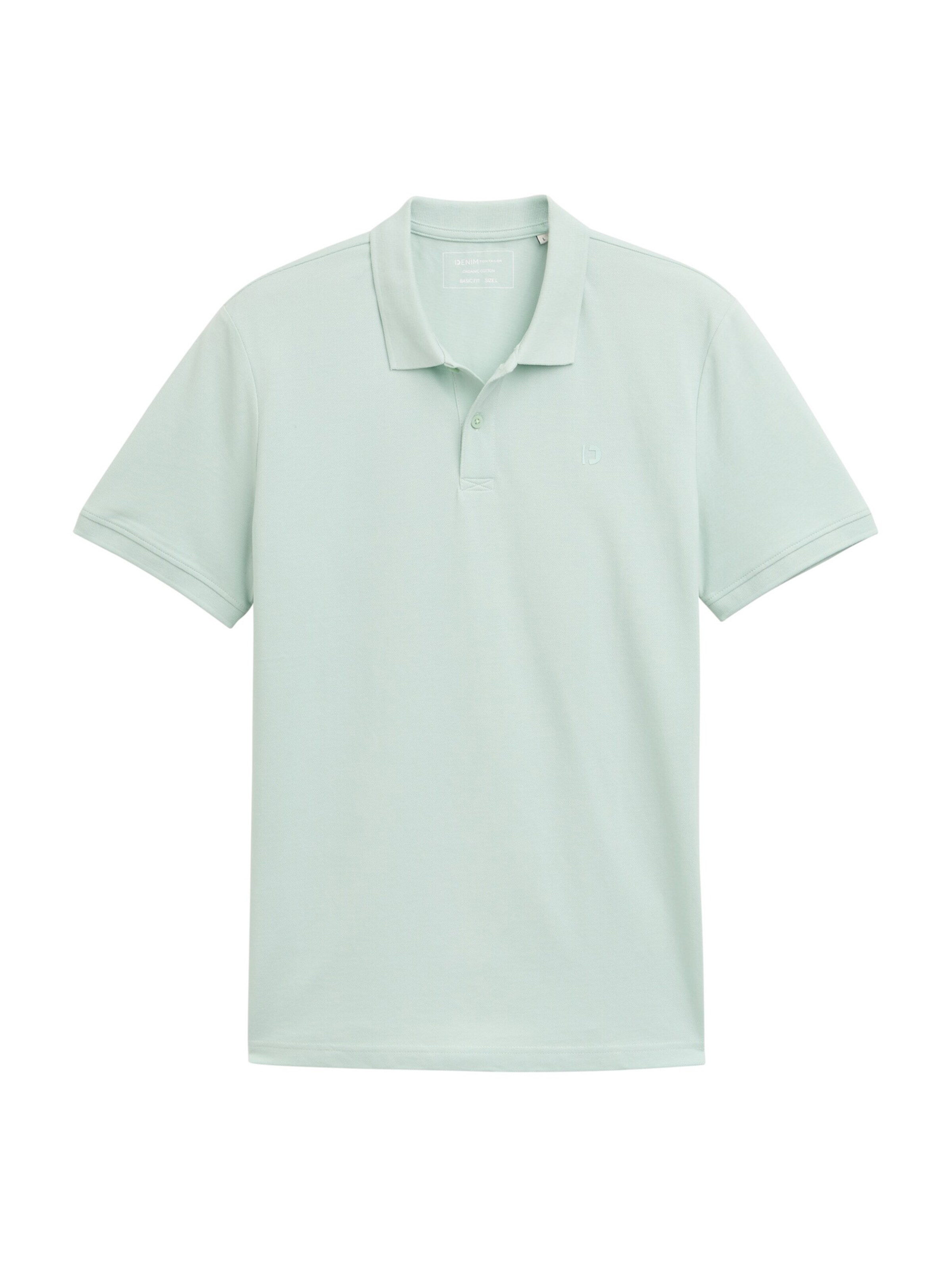 T-Shirt TOM TAILOR DENIM en vert : devant