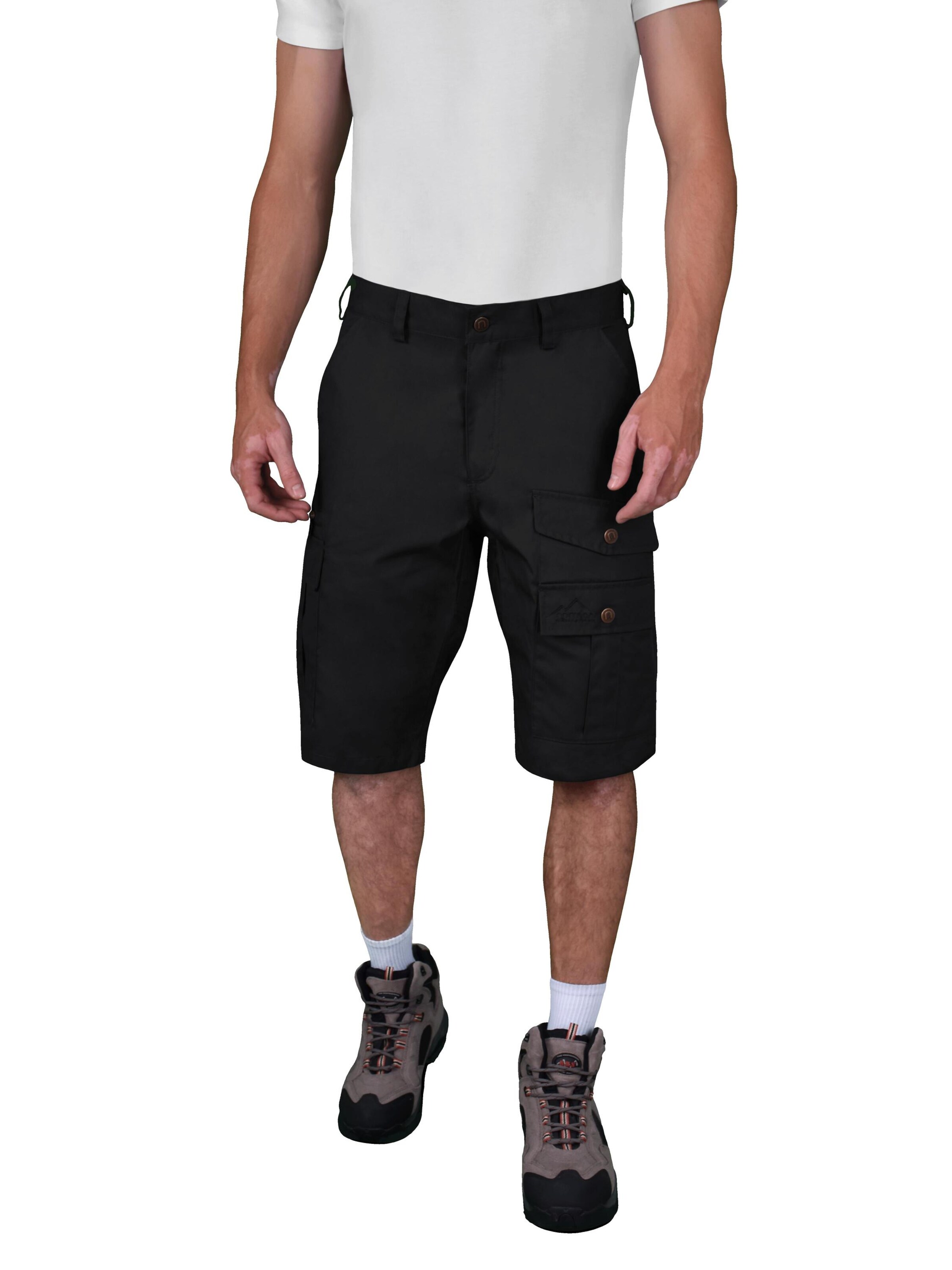 normani Regular Outdoor trousers 'Ahvaz' in Black: front