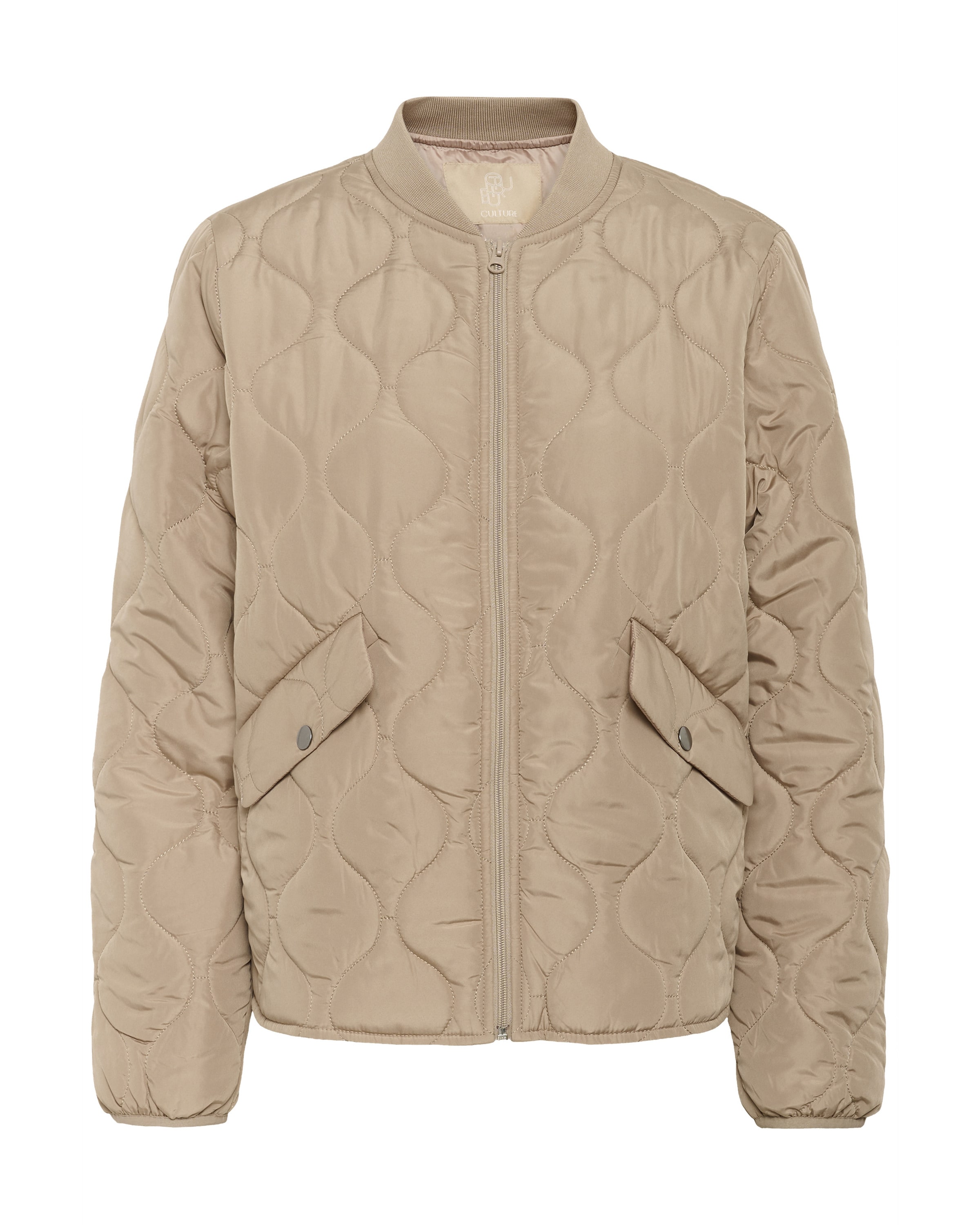 Veste mi-saison 'Smikka' CULTURE en beige : devant