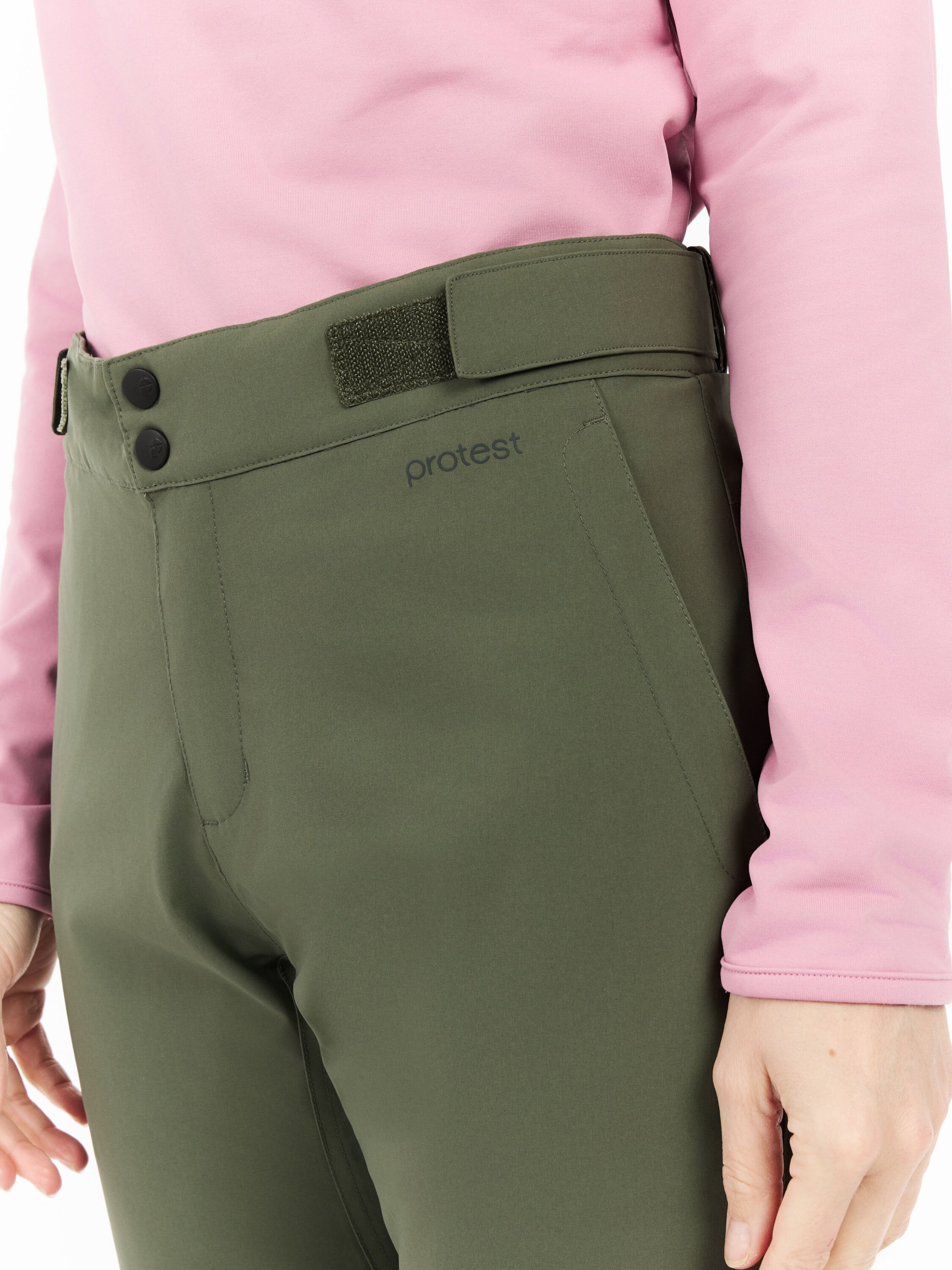 PROTEST Slim fit Sports trousers 'PRTVoleta' in Green