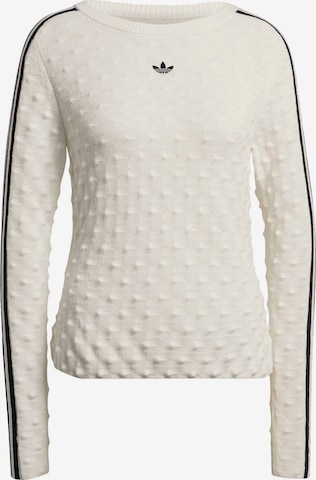 ADIDAS ORIGINALS Trui in Wit: voorkant
