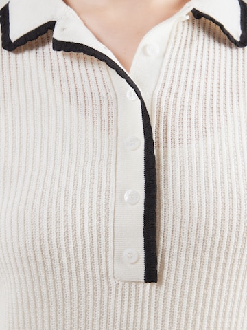 HUGO Knit dress 'Slysy' in White