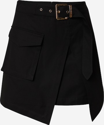 Hoermanseder x About You Skirt 'Corin' in Black: front