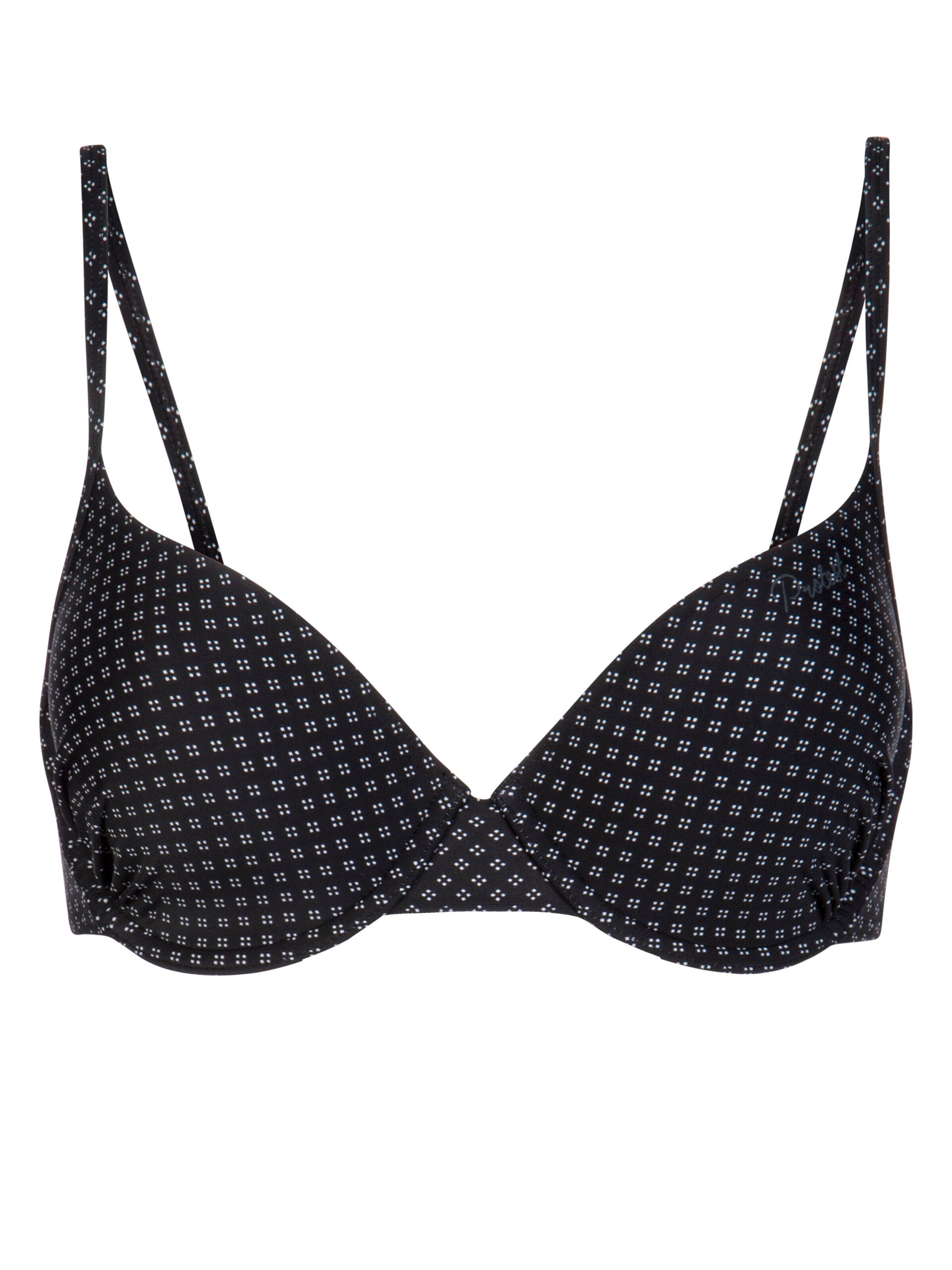 PROTEST T-shirt Bikinitop 'MM SCORE CCUP' in Zwart: voorkant