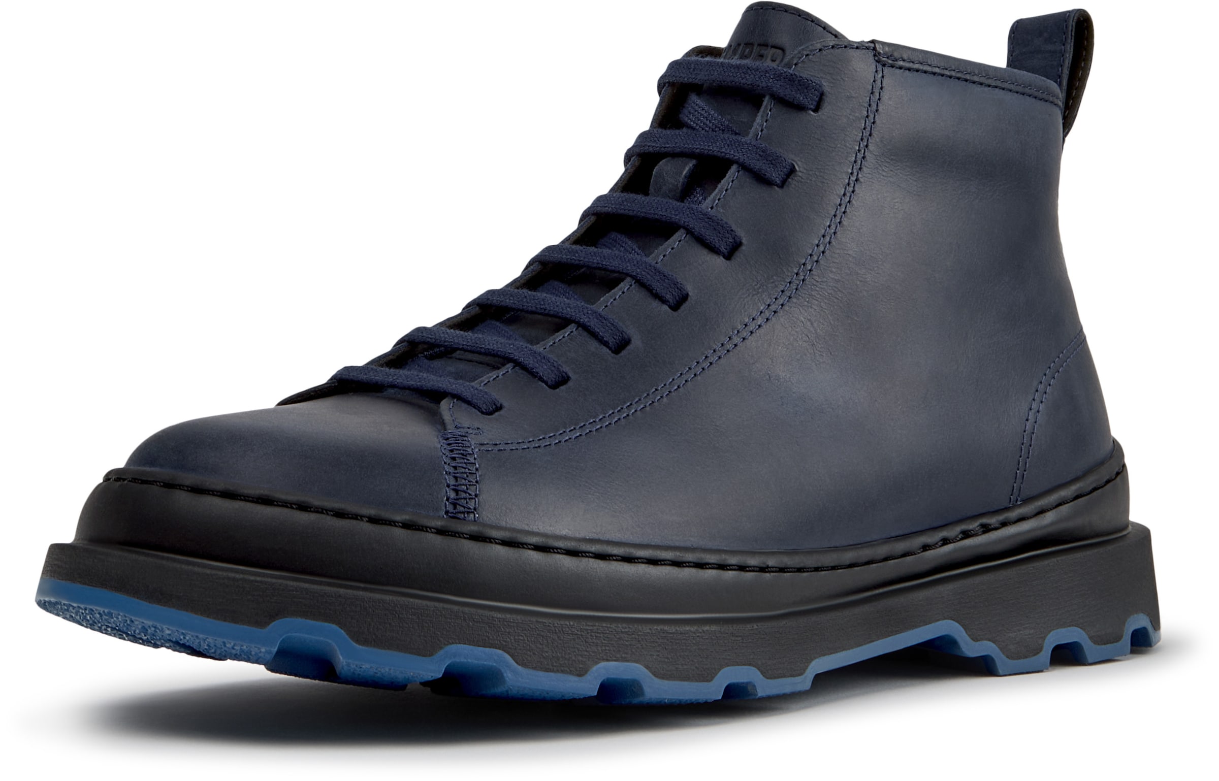 CAMPER Veterboots 'Brutus+' in Blauw: voorkant