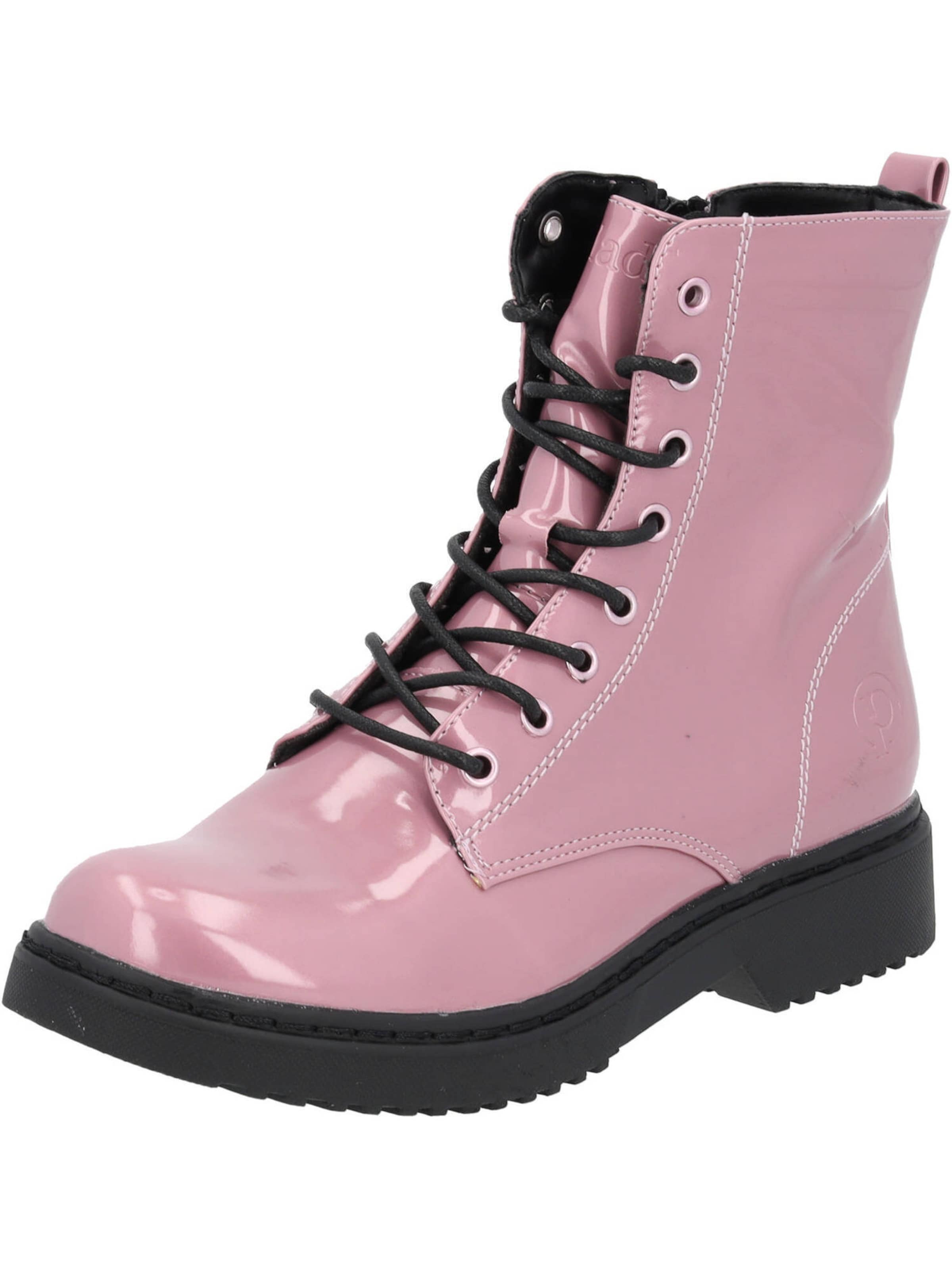 Palado by Sila Sahin Lace-up boot 'Djerba' in Pink: front