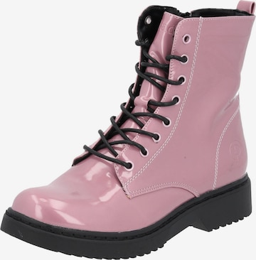 Bottes à lacets 'Djerba' Palado by Sila Sahin en rose : devant