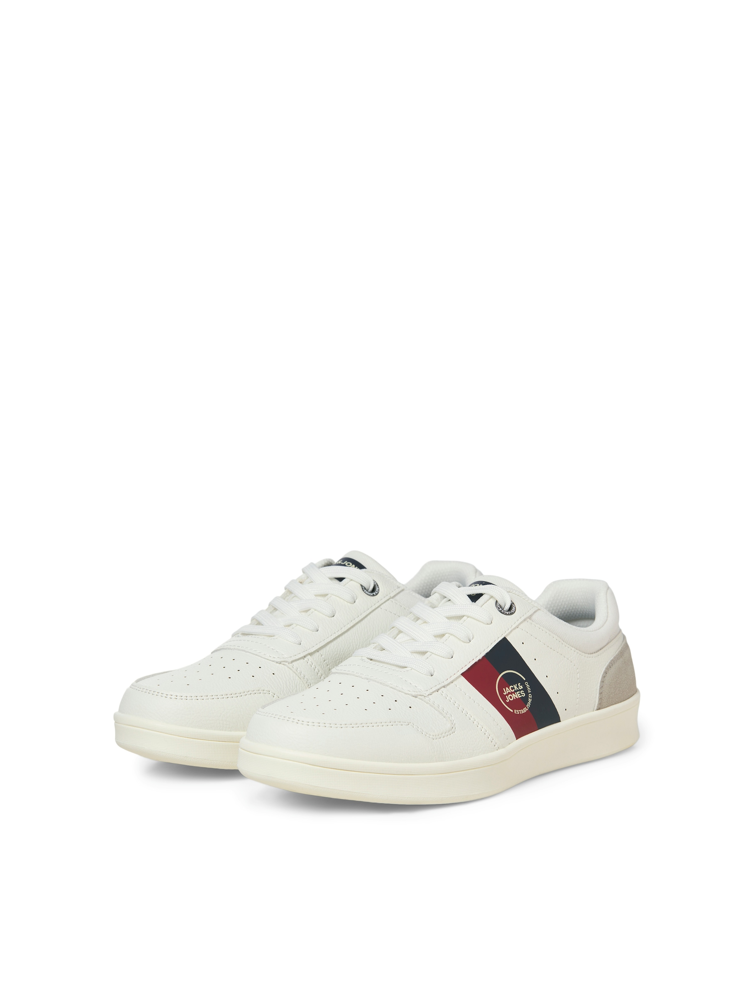 JACK & JONES Platform trainers 'JFWDANG' in White