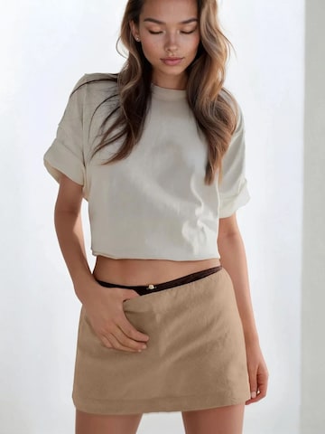 Hiccup - Saia em castanho: frente