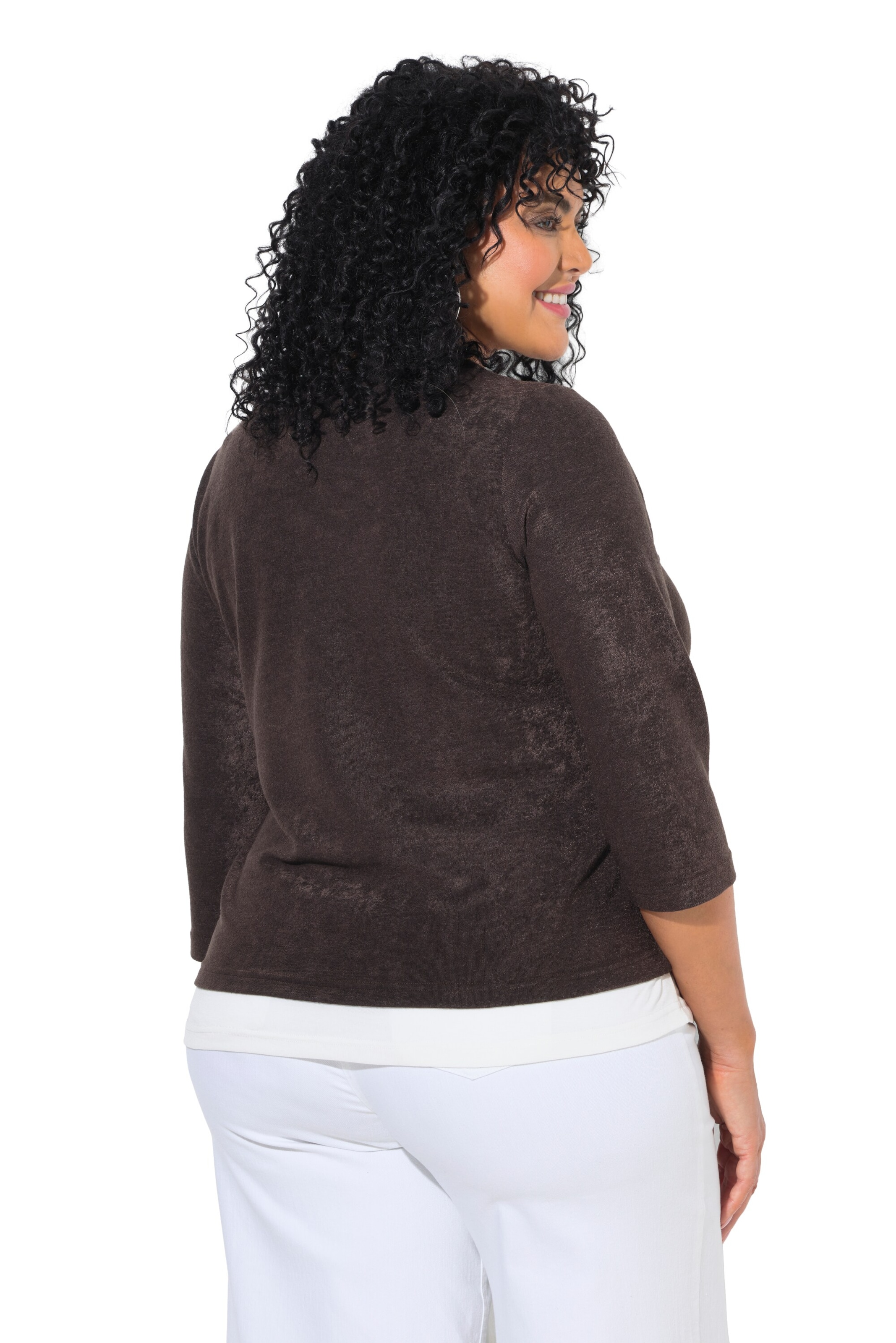 Ulla Popken Shirt in Brown