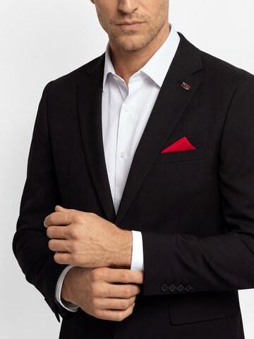 Finshley & Harding London Slim Fit Sakko 'Brixdon' in Schwarz