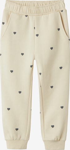 smėlio NAME IT Siaurėjantis Kelnės 'NMFValba': priekis