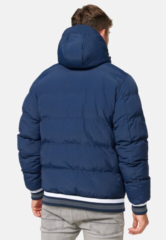 INDICODE JEANS Winter Jacket 'Marlon' in Blue