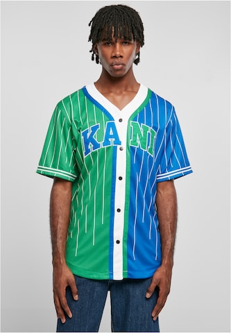 Karl Kani Shirt 'Serif' in Blauw: voorkant